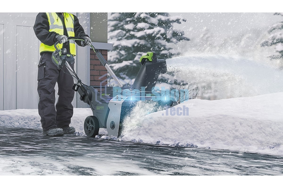 Снегоуборщик электрический Greenworks GD82STK5