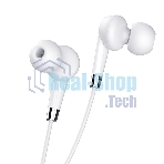 Проводные наушники Hoco M58 Amazing белый, внутриканальные, jack 3.5 мм