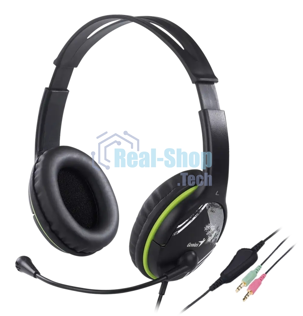 Гарнитура Genius HS-400A черный, проводная