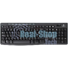 Комплект клавиатура+мышь Logitech MK270 беспроводной, USB, 1000 DPI, чёрный