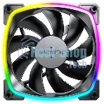 Вентилятор для корпуса Montech AX120 ARGb 120х120x25 черный 4-pin 27дБ (AX120 PWM BLACK) Ret
