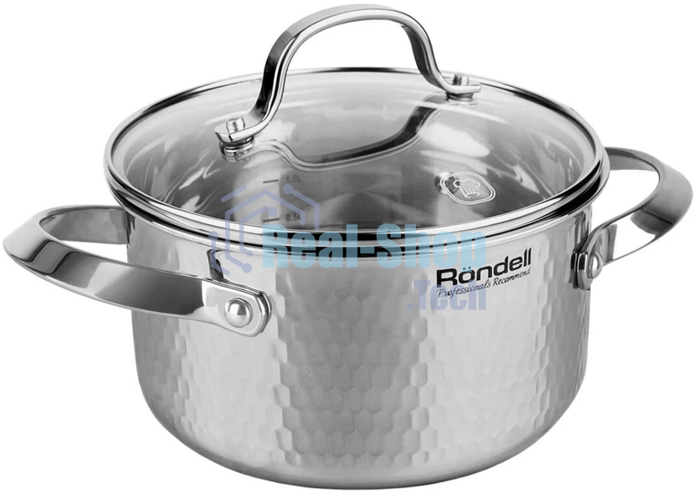 Кастрюля Rondell RainDrops RDS-1295 с/кр 24 см 5,6 л