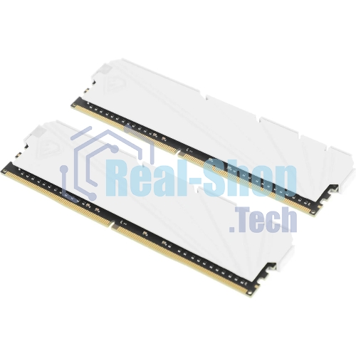 Оперативная память NETAC Shadow S, DDR4, 32Gb (2x16 GB), 3200 MHz, CL16, DIMM, радиатор, белый