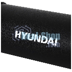 Колонка портативная Hyundai H-PAC220 черный/голубой 10W 1.0 BT/3.5Jack/USB