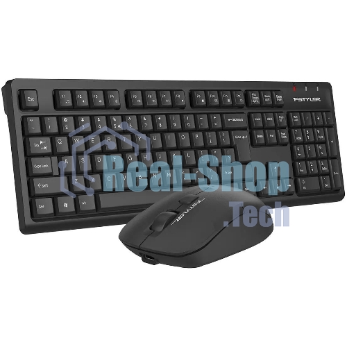 Комплект клавиатура+мышь A4Tech FStyler FG1200 беспроводной, USB, чёрный