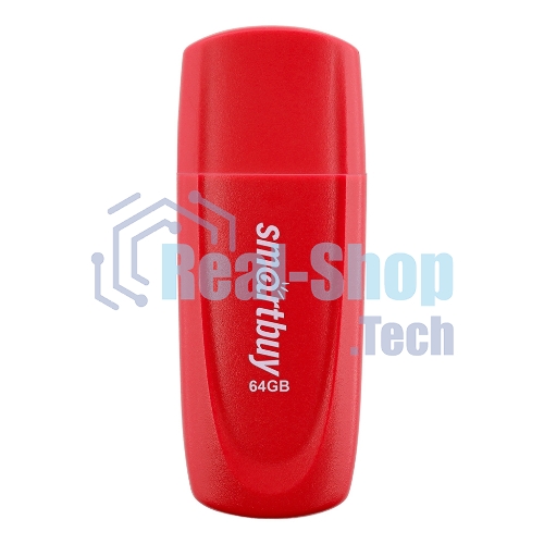 Флешка USB Smartbuy Scout Red (SB064 Gb2SCR), 64Gb, USB 2.0,  красный