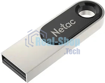 Флешка USB Netac U278 (NT03U278N-128G-32PN), 128Gb, USB 3.0, R/W 110/45, серебристый/черный