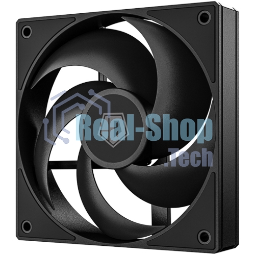 Вентилятор для корпуса ID-Cooling AS-120-K черный, 120 мм, 2000 об/мин, 27.2 дБ, 4 pin