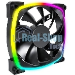 Вентилятор для корпуса Montech AX120 ARGb 120х120x25 черный 4-pin 27дБ (AX120 PWM BLACK) Ret