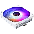 Кулер для процессора Thermalright AXP-120 X67 White Argb (4-pin PWM, 52mm, Ni/Cu, 6x6mm, ARGB, 1x120mm, 59CFM, 26.1dBA, 1800RPM, S: 1851/1700/1200/115X, 2011, 2066, AM5/AM4, white)