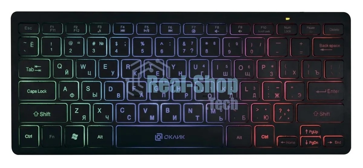 Клавиатура проводная Oklick Oklick 300S черный USB