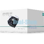 Кулер для процессора DEEPCOOL AN400 черный, 92 мм, алюминий/медь, 2950 об/мин, 23.2 дБ, 4 pin, 150 Вт, 52.5 мм