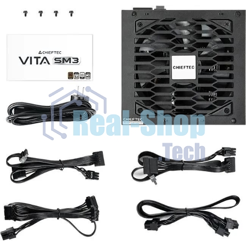Блок питания Chieftec ATX 650W Vita SM3 BPX-650-C 80+ bronze (20+4pin) APFC 120mm fan 6xSATA RTL