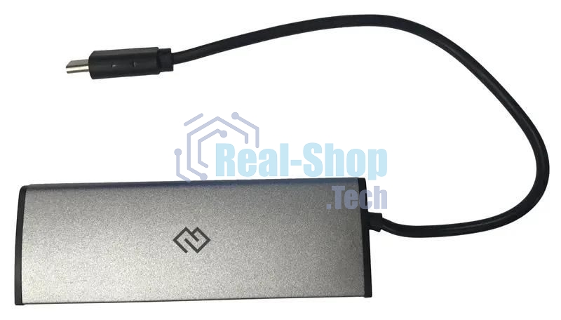 USB-концентратор Digma HUB-4U2.0-UC-DS, USB-C, USB 2.0 4 порта, USB