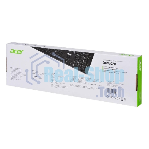 Клавиатура проводная Acer OKW020, USB, черный