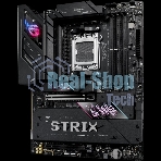 Материнская плата ASUS ROG STRIX B850-E GAMING WIFI, AM5, AMD B850, 4xDDR5, 4xSATA, 5xM.2, 1xPCI-E 5.0 x16, 1xPCI-E 4.0 x16, 1xRealtek 5Gb Ethernet, 1xUSB-C 4, 1xUSB-C 20Gbps, 6xUSB-A 10Gbps, 4xUSB-A 2.0, 3x3.5 мм, 7.1, ATX