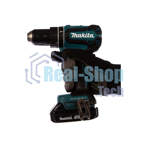 Аккумуляторная дрель-шуруповерт Makita DHP485SYE б\щет, 18В, 2х1.5 А·чLi-ion, БЗП-13мм,0-500\1900об\м, 50\25Нм