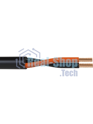 Кабель акустический 300 м, 16 AWG HighFlex, 1.5 мм2, диаметр 7.7мм, медь 84 x 0,15 мм, черный, бухта