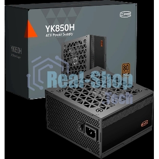 Блок питания ПК Power Supply PCCooler, 850W 80+ Bronze (ATX, ATX 3.1, Non-modular, 1x24(20+4)pin 550мм, 2xCPU*2 8(4+4)pin 650мм, 4xPCIe*2 8(6+2)pin 500+120мм, 1x12V-2x6 600мм, 8xSATA*3+MOLEX4pin*2, Active, 120x120мм, 140x150x86mm, APFC, OVP/UVP/OCP/SCP/OTP/OPP/SPD)