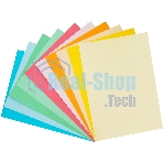 Бумага цветная Silwerhof тонир. 10 л. 10цв. A4 CREATE 80г/м2 папка