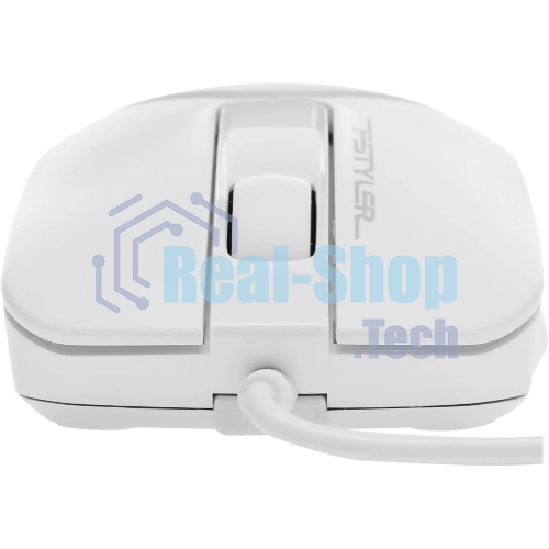 Мышь проводная A4Tech Fstyler FM12S белый, 1200 dpi, USB, кнопки - 3