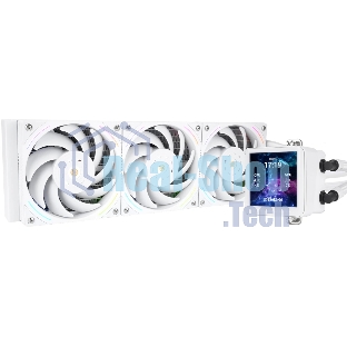 Система жидкостного охлаждения Thermalright Frozen Vision 360 V2 (360мм, LED, White, ARGB/Fans: 3x120мм, 69CFM, 27dBA, 2150RPM/Pump height 60мм, 23dBA, 3000RPM, Rad thickness 27мм/S: 1700, 1200, 1851, 115X, 2011, 2066, AM5, AM4)