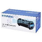 Колонка портативная Hyundai H-PAC220 черный/голубой 10W 1.0 BT/3.5Jack/USB
