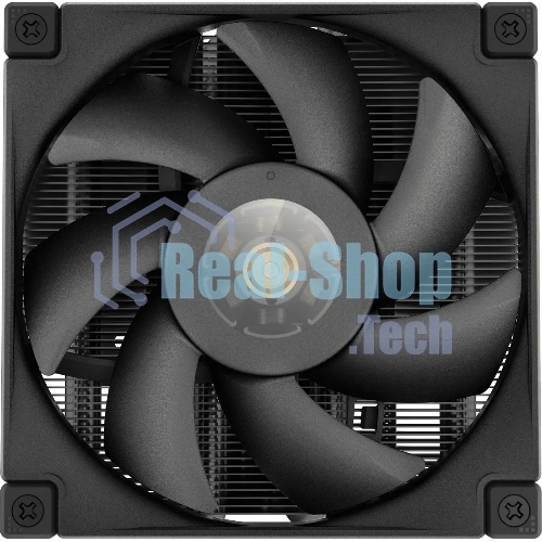 Кулер для процессора DEEPCOOL AN400 черный, 92 мм, алюминий/медь, 2950 об/мин, 23.2 дБ, 4 pin, 150 Вт, 52.5 мм