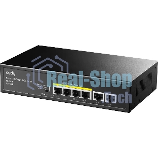 Коммутатор Cudy FS1006P, 6×100 Мбит/с