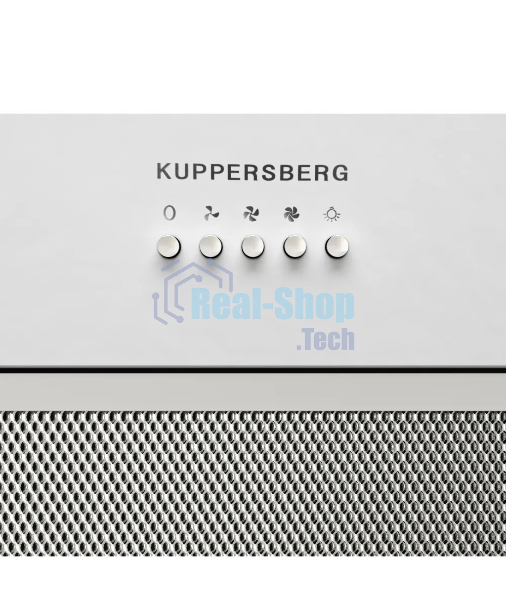 Вытяжка встраиваемая KUPPERSBERG High-Tech Inpush 60 W белый, 57.5 см, 780 куб. м/ч, 62 дБ