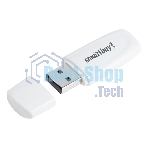 Флешка USB Smartbuy Scout White (SB064Gb2SCW), 64Gb, USB 2.0, R/W 15/8, белый