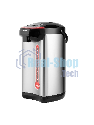 Термопот Centek CT-0082 черный, 5л, 750 Вт, 3 способа подачи воды, корпус из нержавеющей стали