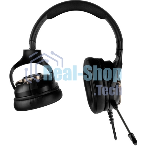 Гарнитура Sven AP-U1100MV чёрный, проводная, USB, подсветка