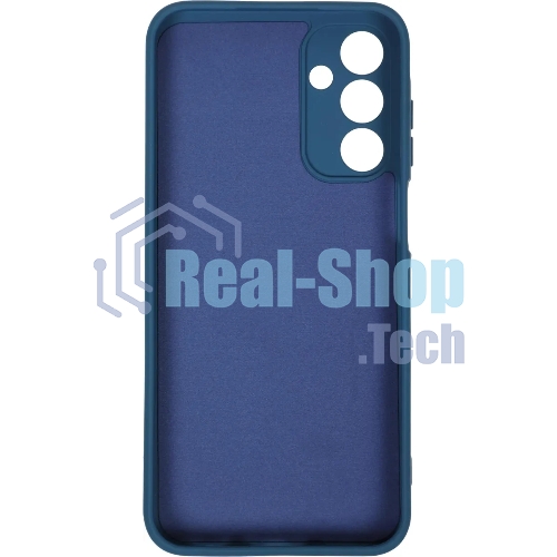 Чехол (клип-кейс) BoraSCO для Samsung Galaxy A15 Microfiber Case синий (72893)