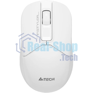 Мышь беспроводная A4Tech Fstyler FG12S белый, 1200 dpi, радиоканал, USB, кнопки - 3