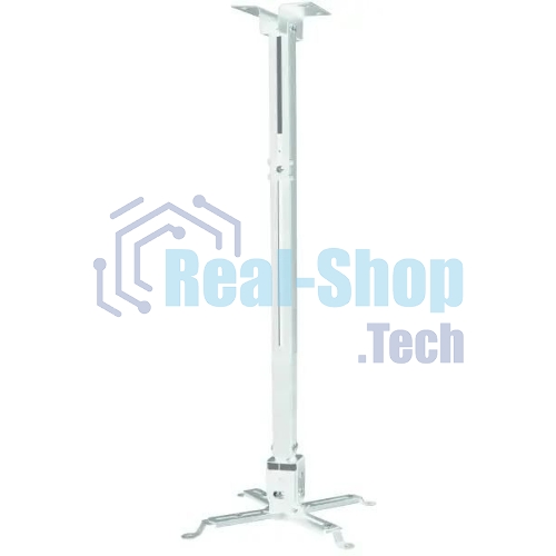 Кронштейн для проектора Buro PR04-140W белый макс.20кг потолочный поворот и наклон