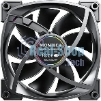 Вентилятор для корпуса Montech AX120 ARGb 120х120x25 черный 4-pin 27дБ (AX120 PWM BLACK) Ret