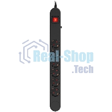 Сетевой фильтр Ippon NF-EU-1.8-10 1.8 м, 6 розеток, черный, коробка