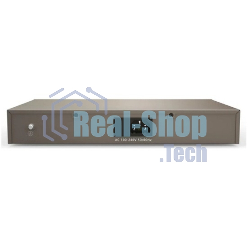 Коммутатор неуправляемый IP-COM F1118P-16-150W PoE, 18 портов, 18х100 Мбит/с, 2x1 Гбит/с, PoE 16х30 Вт (до 130Вт)