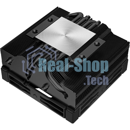 Кулер для процессора DEEPCOOL AN400 черный, 92 мм, алюминий/медь, 2950 об/мин, 23.2 дБ, 4 pin, 150 Вт, 52.5 мм