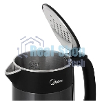 Чайник электрический Midea 1.5л, 2200 Вт, черный