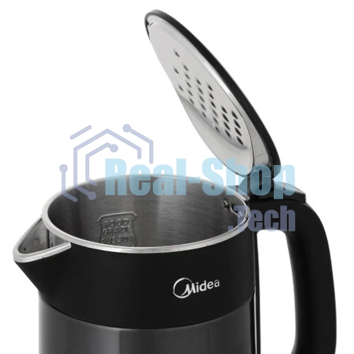 Чайник электрический Midea 1.5л, 2200 Вт, черный