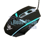 Мышь проводная Nakatomi MOG-02U черный, 1600 dpi, USB, кнопки - 5