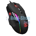 Мышь проводная Jet.A Panteon PS150 черный, 6200 dpi, USB, кнопки - 9