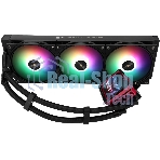 Водяное охлаждение для процессора Water Cooling System Thermalright Frozen Warframe 360 Ultra черный Argb (360мм, черный, ARGb/Fans: 3x120мм, 70.84CFM, 22.1dBA, 2000RPM/Pump height 60мм, 23dBA, 3000RPM, Rad thickness 27mm/S: 1200, 1700, 1851, 2011, 2066, 115X, AM5, AM4)