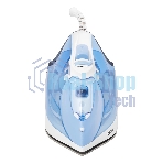 Утюг BBK ISE-2411 голубой, 2400 Вт, 40 г/мин, 140 г/мин, 300 мл