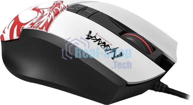 Мышь проводная A4Tech Bloody L65 Max белый, 12000 dpi, USB, кнопки - 7