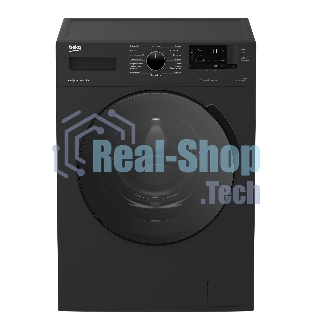 Стиральная машина Beko WSPE 6H612A черный, загрузка фронтальная 6,5 кг, 1200 об/мин., класс: А++