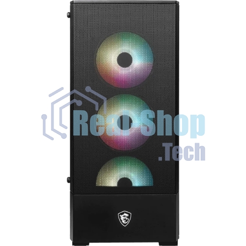 Компьютерный корпус MSI MAG FORGE 112R 2xUSB 3.0, 4x120мм ARGb Fan, ARGb Control Board, Tempered Glass Window, Brown Box (949679)