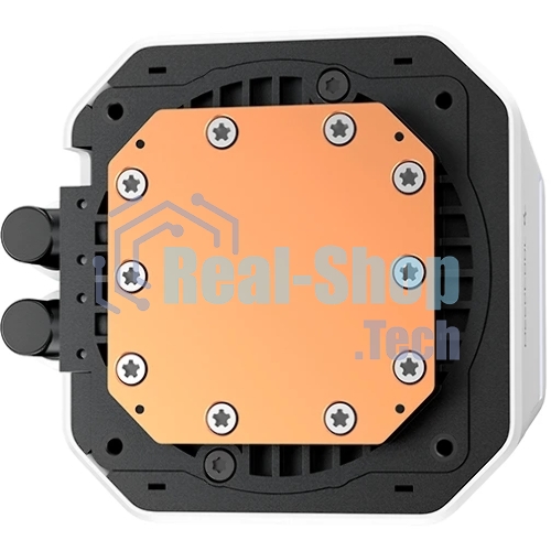 Система жидкостного охлаждения Deepcool LM360 WH ARGb Soc-AM5/AM4/1200/1700/1851 белый 4-pin 19-36dB Al LCD 250W 1729gr Ret (R-LM360-WHDMMC-1)